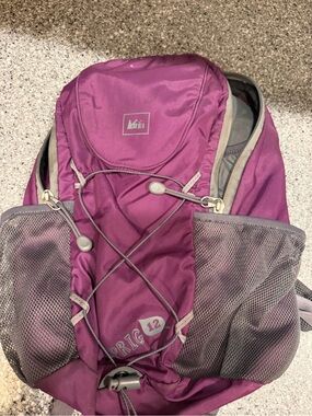 REI Piton Sprig 12" mini hiking daypack backpack purple